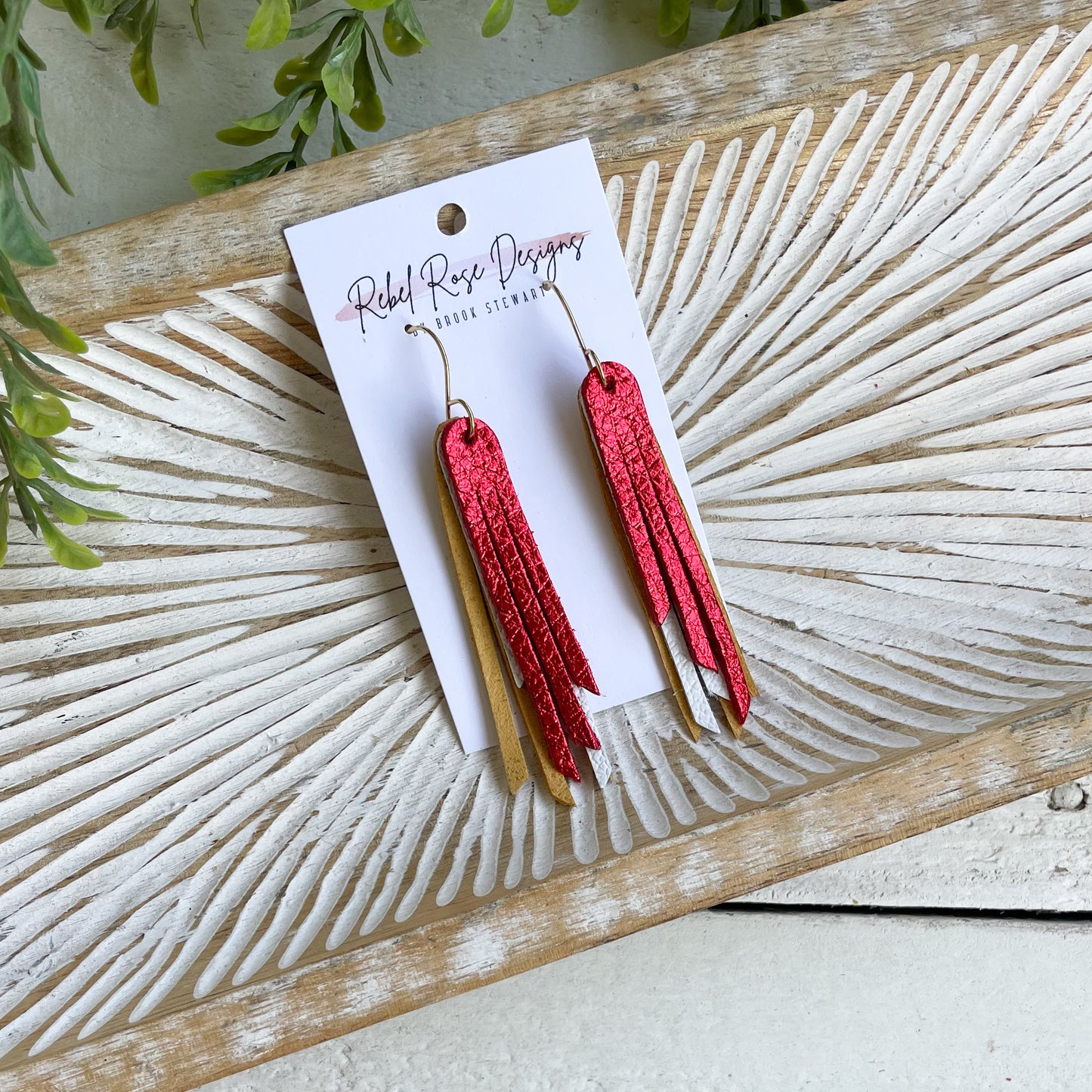 KC Triple Fringe Earrings