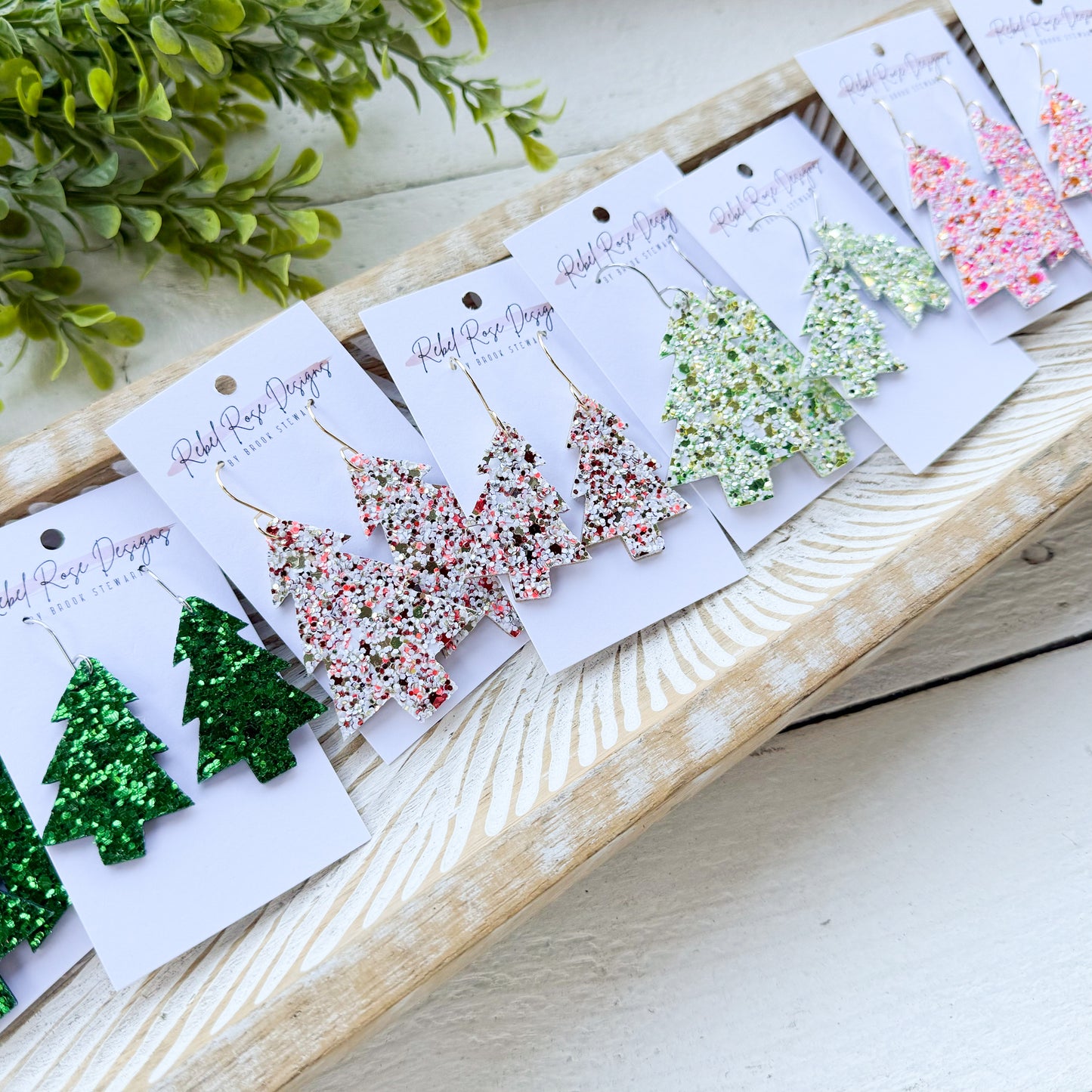 Holiday Glitter Trees (Multiple Colors and Sizes!)