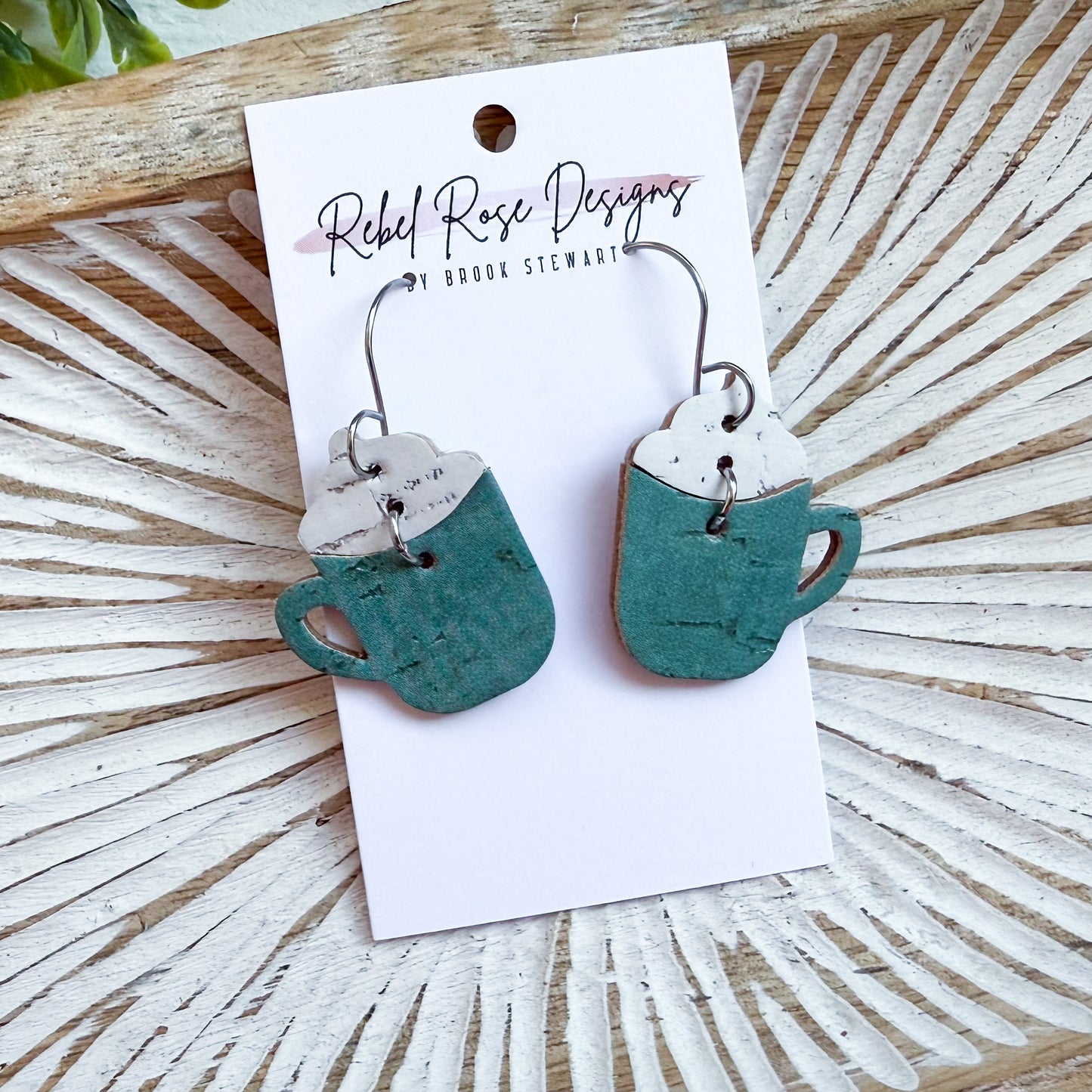 Hot Cocoa Mug Earrings - Multi Colors