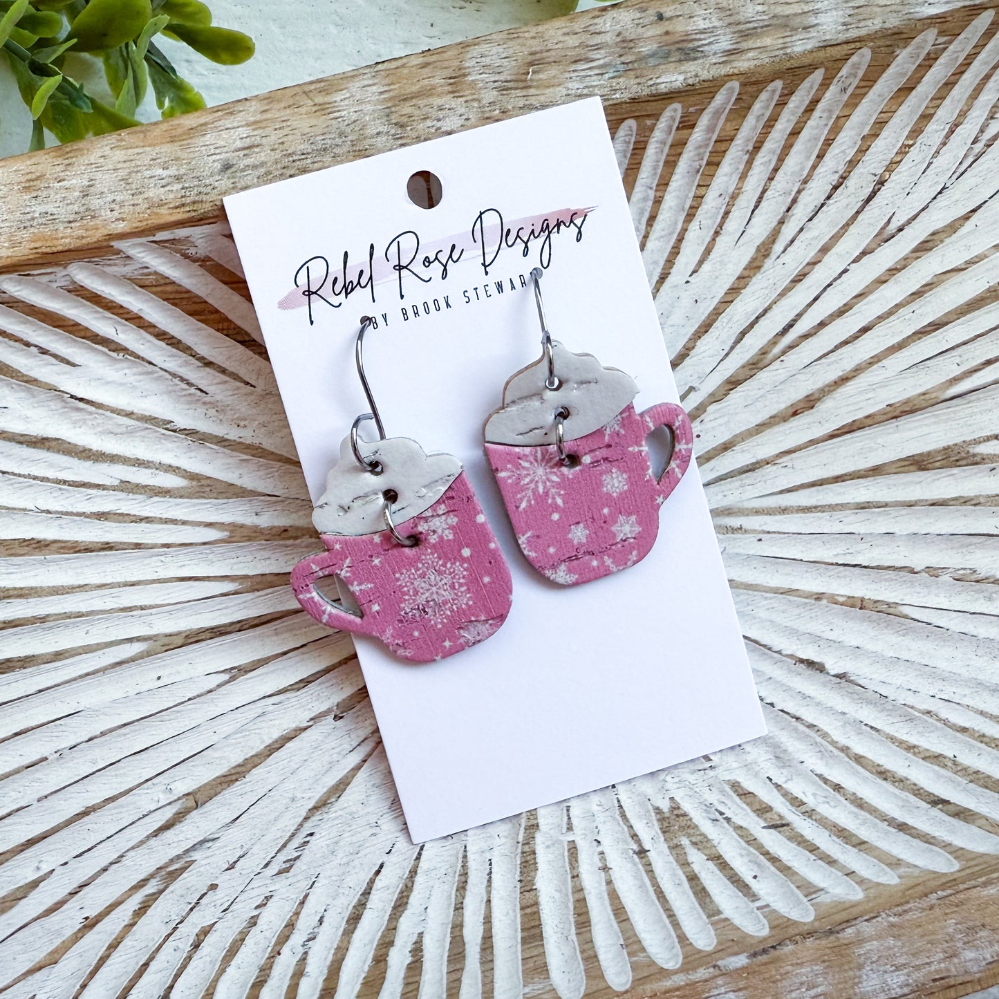 Hot Cocoa Mug Earrings - Multi Colors